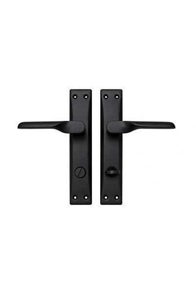 Condi Collection Foça Mirrored Black Wc Left Aluminum Door Handle