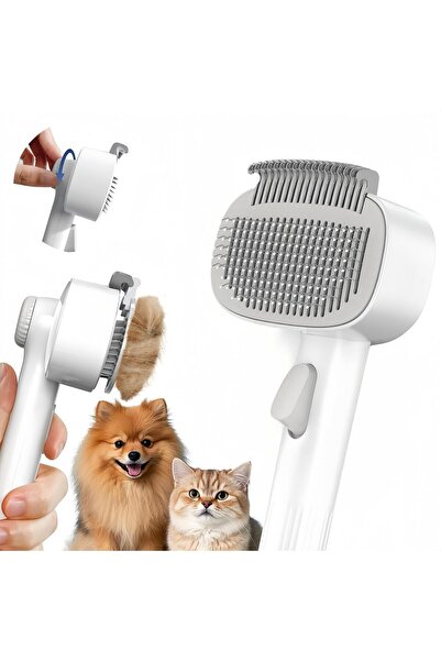 Lorraya Self Cleaning Cat Fur Remover Brush Dog Hair Remover Comb Pet Hair Re...