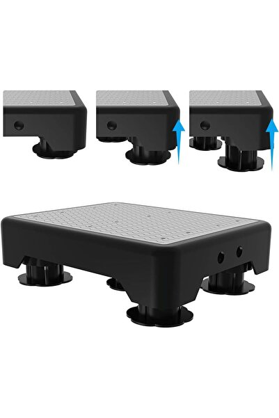 OEM Taburet Antiderapant Treaptă Stabilă 43x33x11 cm Negru