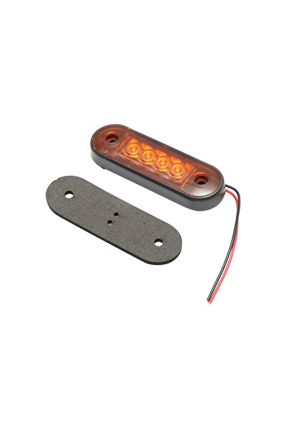 Breckner Germany Lampă laterală LED galbenă 12-24V FR 0170 Y, 4 LED-uri, 83x2...