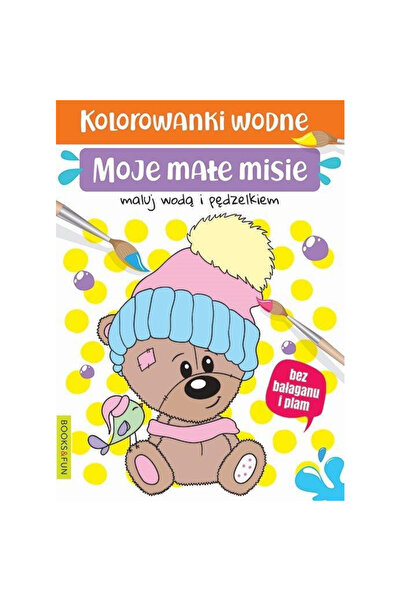 OEM Carte de colorat cu apa Books And Fun, 16 pagini, pentru copii