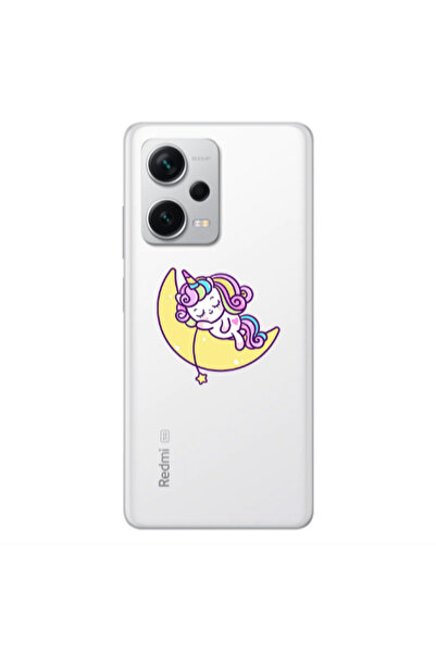 Other Xiaomi Redmi Note 12 5G Sleeping horse Transparent Silicone TPU Θήκη