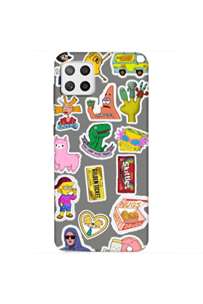 Other Samsung A22 5G best cartoons Grey Colored Silicone TPU Θήκη
