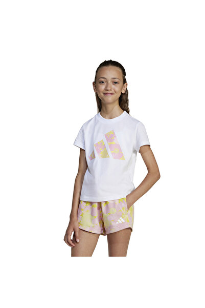 adidas Αθλητικά ρούχα JG FLWR T JI6220 Λευκό 152
