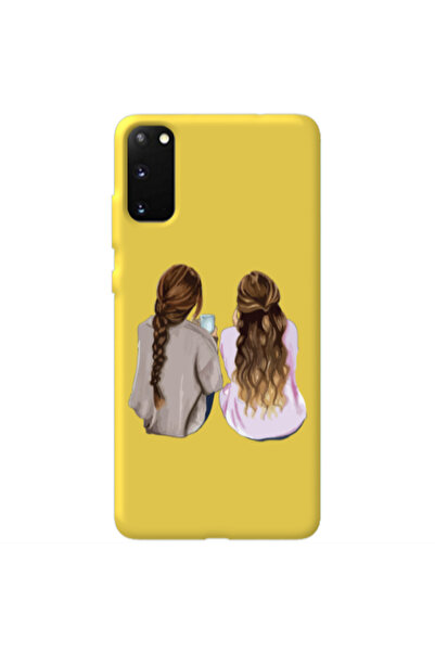 Other Samsung S20 Friends Yellow Colored Silicone TPU Θήκη