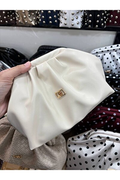 Mimoza Çanta Geantă tip clutch din piele ecologică – cu mâner și curea tip cr...