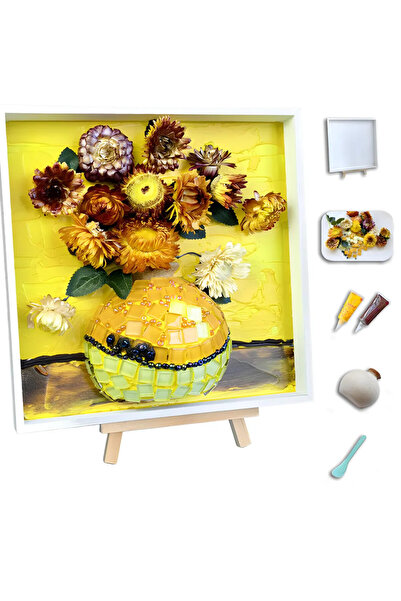OEM DIY Kids Gel Cream Painting Kit - Yellow Flowers