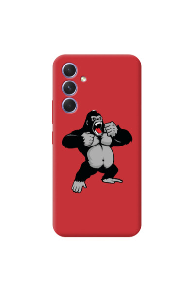 Other Samsung A56 Angry Gorilla2 Red Colored Silicone TPU Θήκη