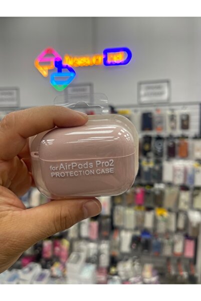 eaksesuarnet AirPods Pro2 Compatible Suede Textured Launch Silicone Case
