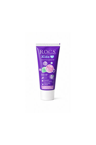 R.O.C.S. ROCS Kids 4-7 Yaş Balon Sakızı Tadında Çocuk Diş Macunu 35ml / 45gr