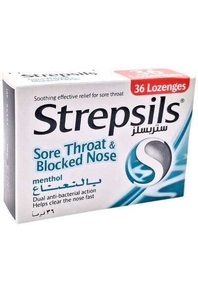 STREPSİLS Menthol Lozenges 36'S