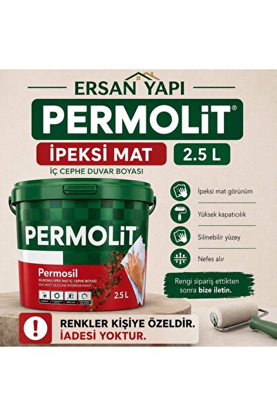 PERMOSİL İPEK MAT SİLİKONLU KİŞİYE ÖZEL RENK