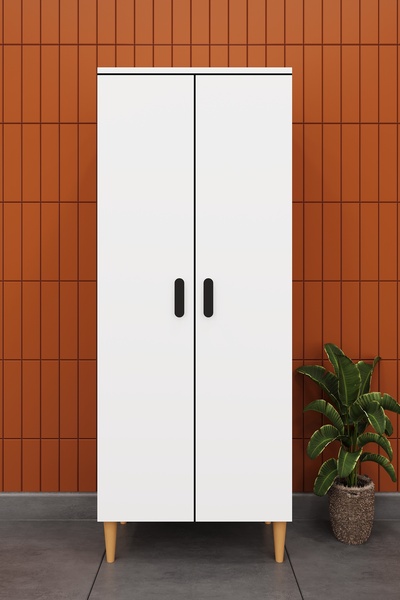 asratrend Modern 2 Kapaklı Çok Amaçlı Mutfak Banyo Dolabı %100 MDF Erzak Kile...