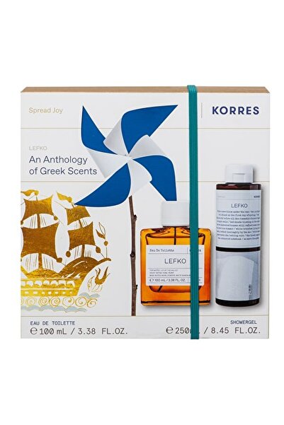 korres Προωθητικό Πακέτο Άρωμα Lefko 100ML και Αφρόλουτρο Lefko 250ML