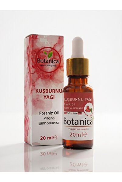 botanica زيت بذور ثمر الورد النقي 100% المعصور على البارد 20 مل - سيروم للوجه...