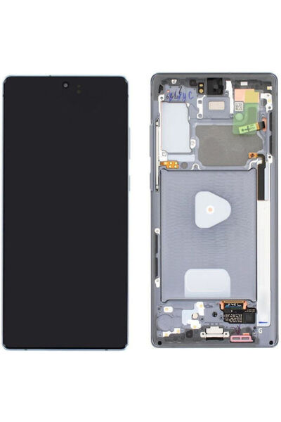 Samsung Οθόνη με μηχανισμό αφής και πλαίσιο για Galaxy Note 20 4G/5G (Γκρι) Κ...