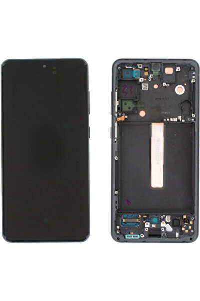 Samsung Οθόνη με μηχανισμό αφής και πλαίσιο για Galaxy S21 FE 5G G990 (Γκρι) ...