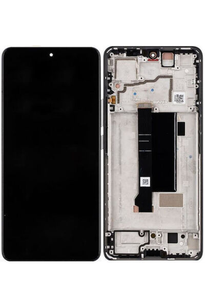 OEM Οθόνη με μηχανισμό αφής και πλαίσιο για Xiaomi Poco X6 5G (Μαύρο) Κωδικός...
