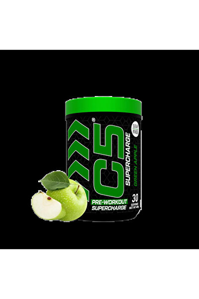 C5 Supercharge Pre Workout Powder Green Apple - Pre-Workout & Performance