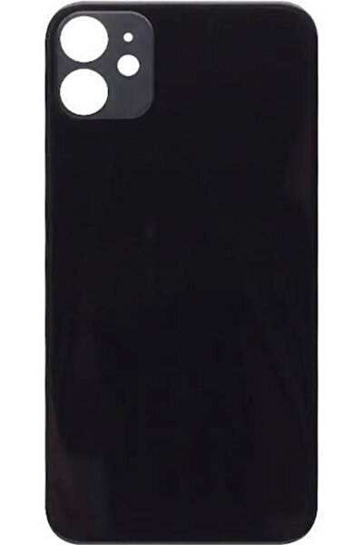 OEM Κάλυμμα μπαταρίας Apple iPhone 11 με μεγάλη οπή και μαύρο λογότυπο