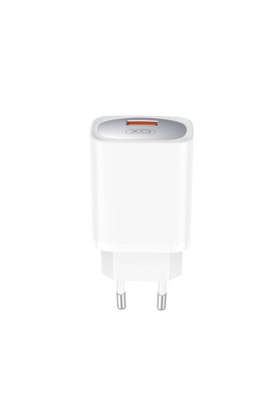 Xo Φορτιστής Χωρίς Καλώδιο με Θύρα USB-A 18W Γρήγορη Φόρτιση 3.0 Λευκός (CE19)