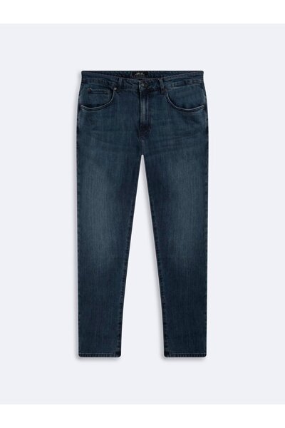 Ltb Renar L Tapered Slim Orta Bel Mid Indigo Jean Pantolon