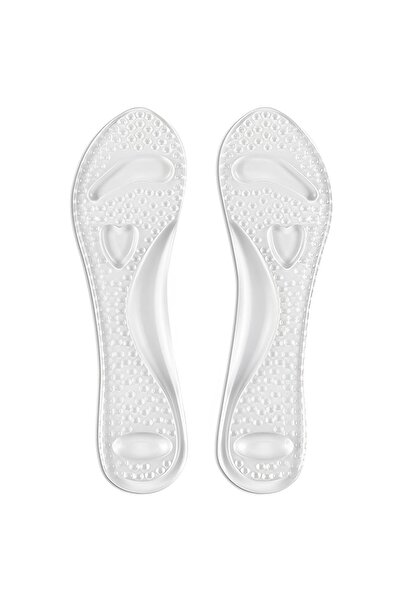 Arabest 1 Pair Non-Slip Self-Adhesive Gel Insoles for Women,Shoe Inserts with...