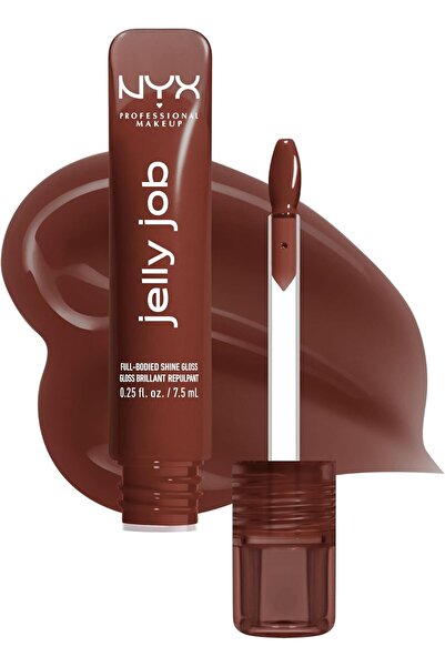 NYX Professional Makeup Jelly Job, Full-Bodied Shine Gloss, Lip-Smoothing Shi...