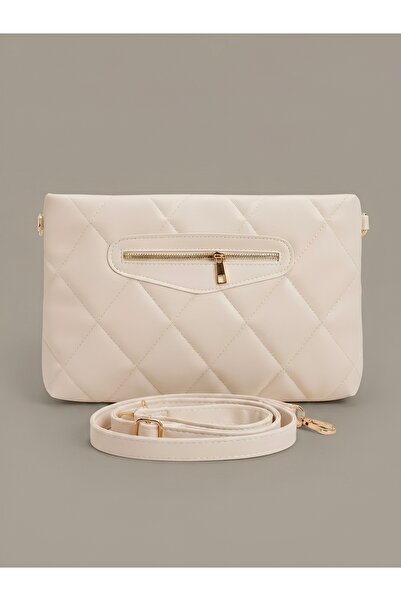 Satuna Women's Quilted Lined Shoulder Bag and Portfolio Bag - 25X33 cm