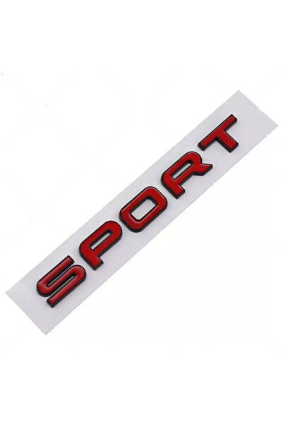 idealaksesuar Range Rover Sport Trunk Lettering Red with Shadow Effect