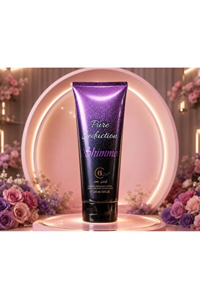 6 Beauty Pure Seduction Shimmering Fragrance Body Lotion, 236ml, Combines Dee...