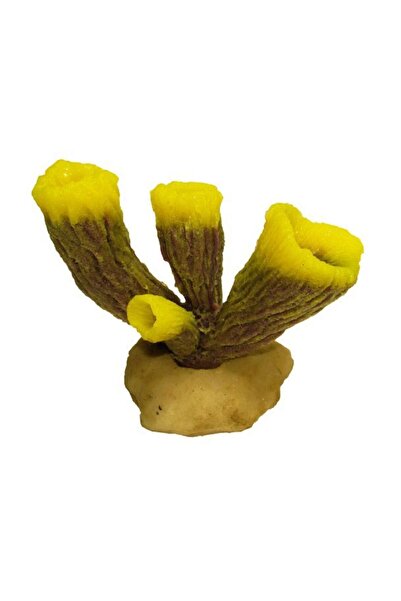 Ocean Free Coral pentru acvariu artificial galben maro