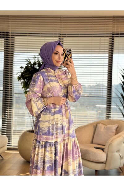 Merwishop Mrw1818 Summer Dress Purple