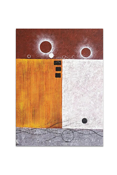 artnova Гигантска ръчно рисувана абстрактна картина - Междупланетна, 120x90см...