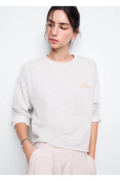 Mango Teen Sweatshirt with printed text