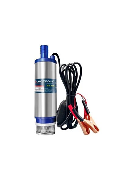TarımGaraj Cmc Alüminyum Gövde Büyük Mazot Aktarım Pompası 12 Volt-51 mm