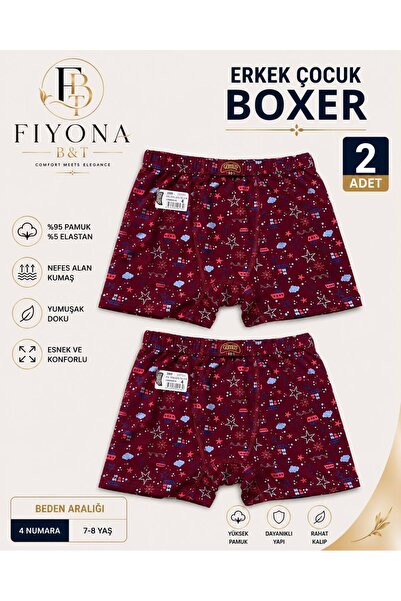 GÜMÜŞ Erkek Çocuk Boxer