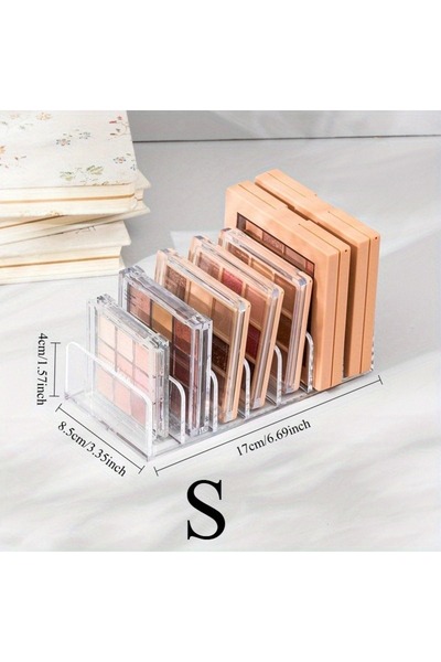 Choice S Acrylic Eyeshadow Palette Organizer Drawer Storage Box with Dividers...