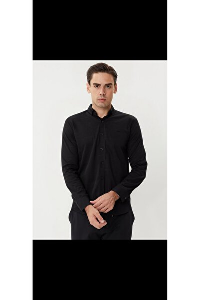Cinar erkek giyim Men's Sports Shirt Non-Stretch Stretchy Lycra Slimfit Long ...