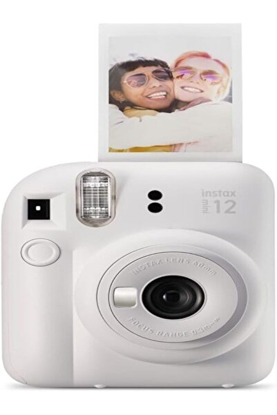 Fujifilm كاميرا فورية Instax Mini 12 - أبيض