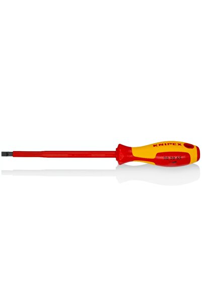 Knipex Επαγγελματικό Μονωμένο Κατσαβίδι Ίσιο 98 20 65 - 1000V VDE 6.5mm