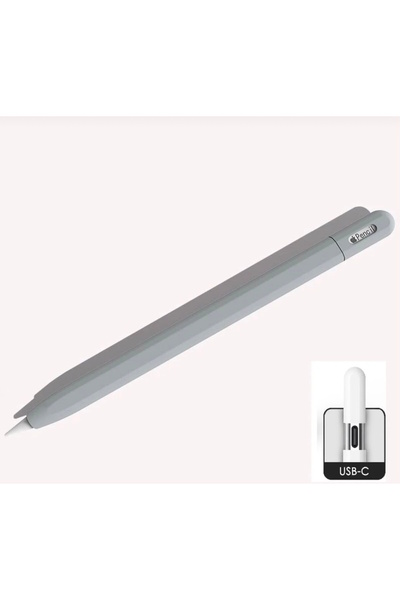 m.tk moveteck Apple Pencil Usb-C ile Uyumlu Kılıf Apple Pencil Usb C Silikon ...