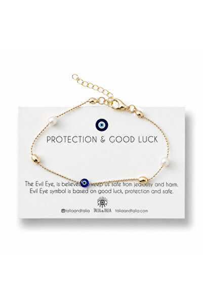 Talia&Talia Evil Eye Beaded Bracelet