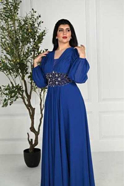 vela Niley Klosch Evening Dress Light Chiffon Pleated Collection