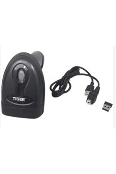 Universal قارئ الباركود اللاسلكي Tiger CS611-BT 1D CCD بتردد 2.4 جيجاهرتز + ب...