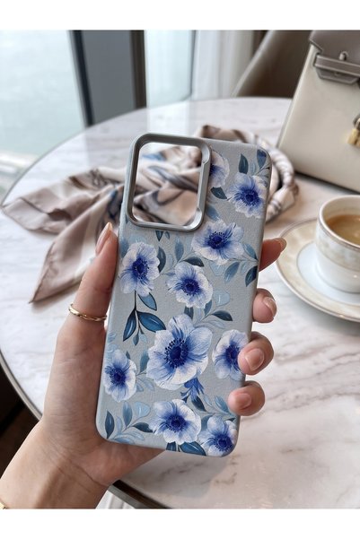 Hatreds Redmi 12 Deri Dokulu Desenli Kamera Korumalı Darbe Emici Silikon Tele...