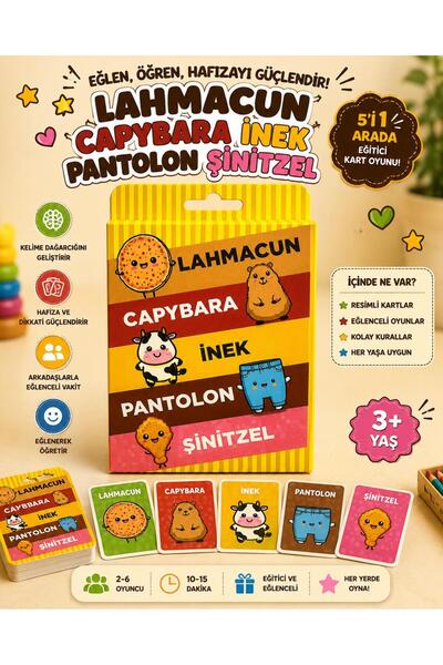 ÖZ KIRTASİYE Lahmacun Capybara İnek Pantolon Şinitzel – Güçler Tersine | Eğle...