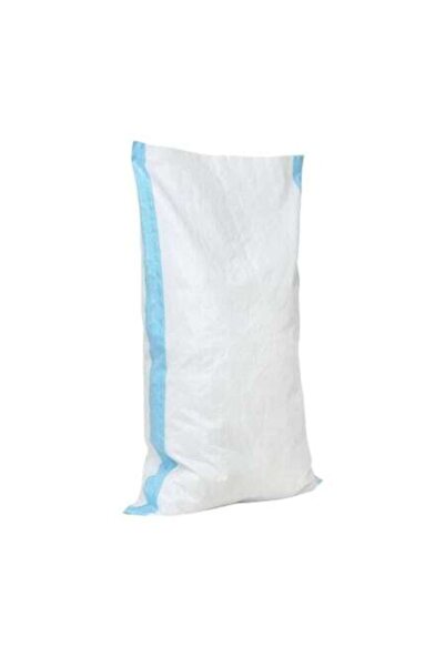 Next ®   Set de 8 saci albi din rafie cu dungi albastre, pentru depozitarea e...