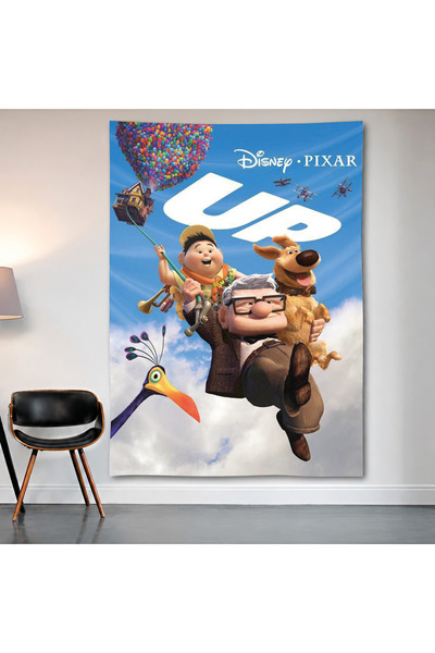 Geek Cultcha Up Wall Covering Wall Tapestry First Quality Satin Fabric Poster