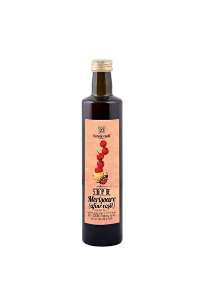 Sonnentor Sirop de Merisoare fara Zahar /Bio 500ml